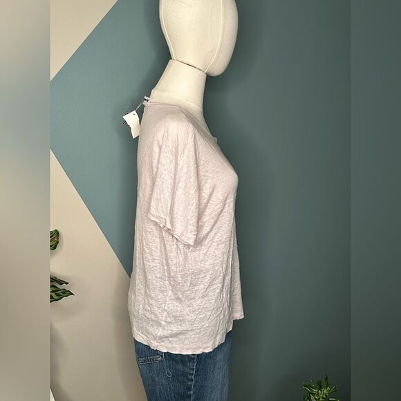 Jil Sander NWT Italian Linen Blend Tee XL – Minimalist Relaxed Fit Luxe #JSS23TS - Picture 4 of 9